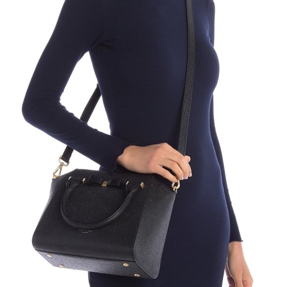 Ted Baker London Janne Bow Leather Tote - Picture 3 of 14